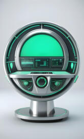 SX-2200. a green and black computer tower