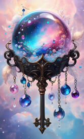 a balloon with a blue background