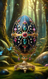 black faberge egg