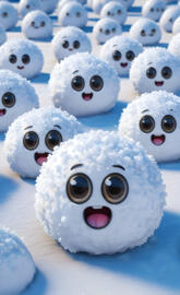 gathering of the snowballs