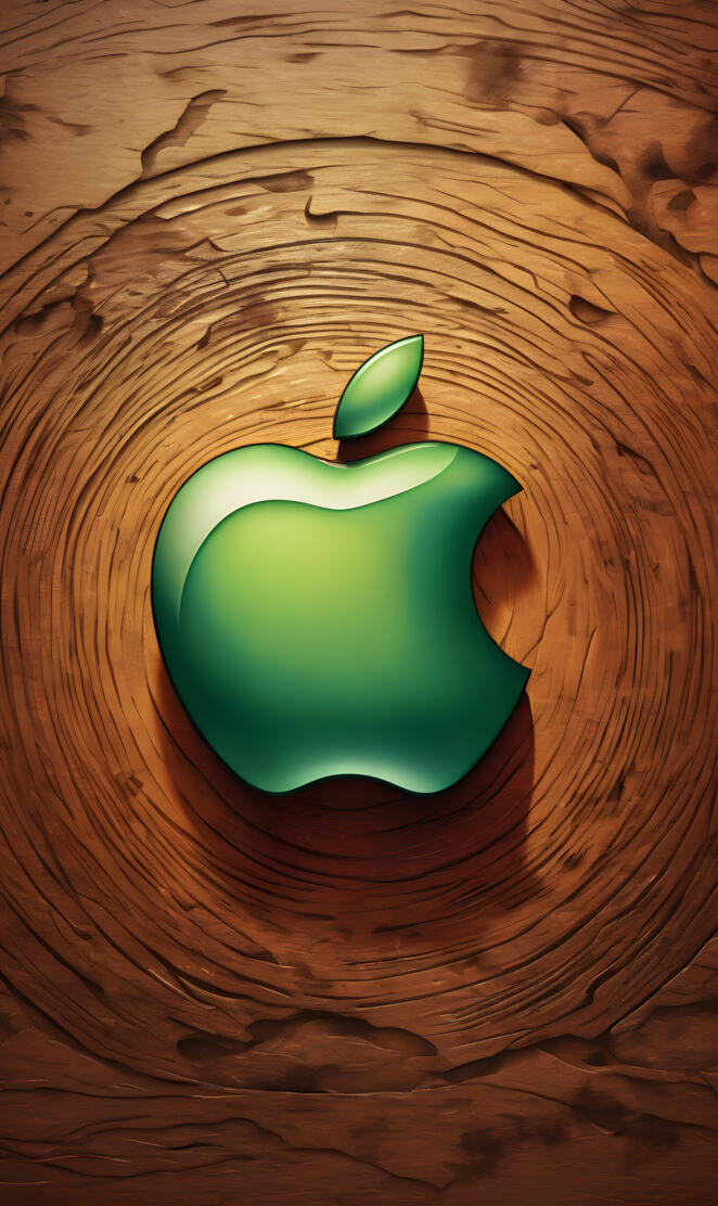 Green apple logo