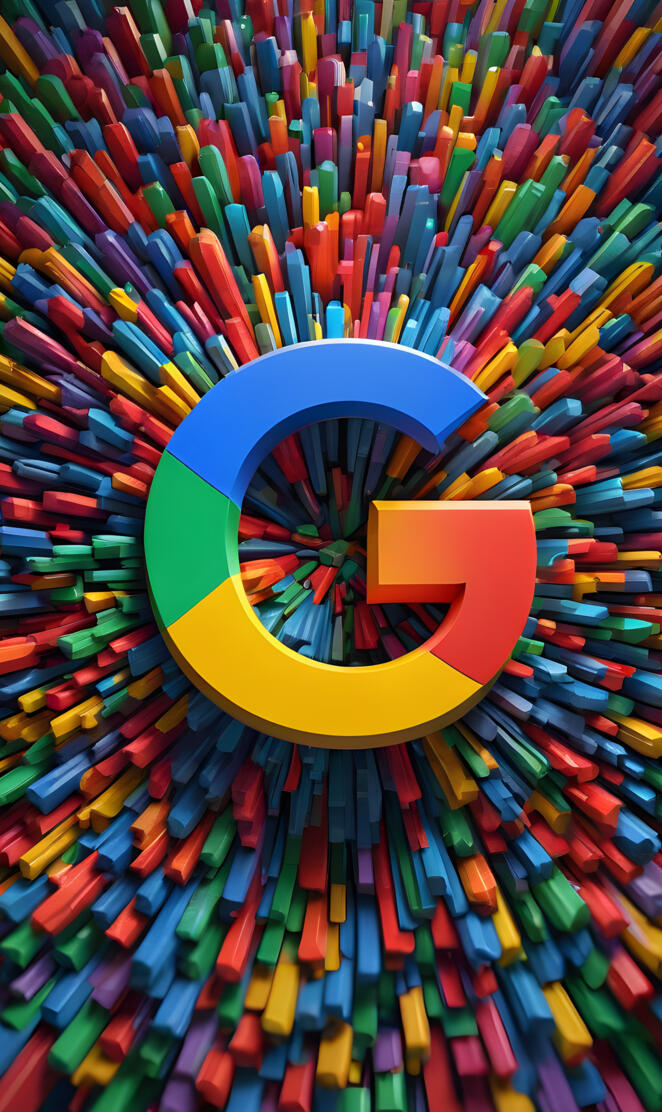 colorful circle, Google edition