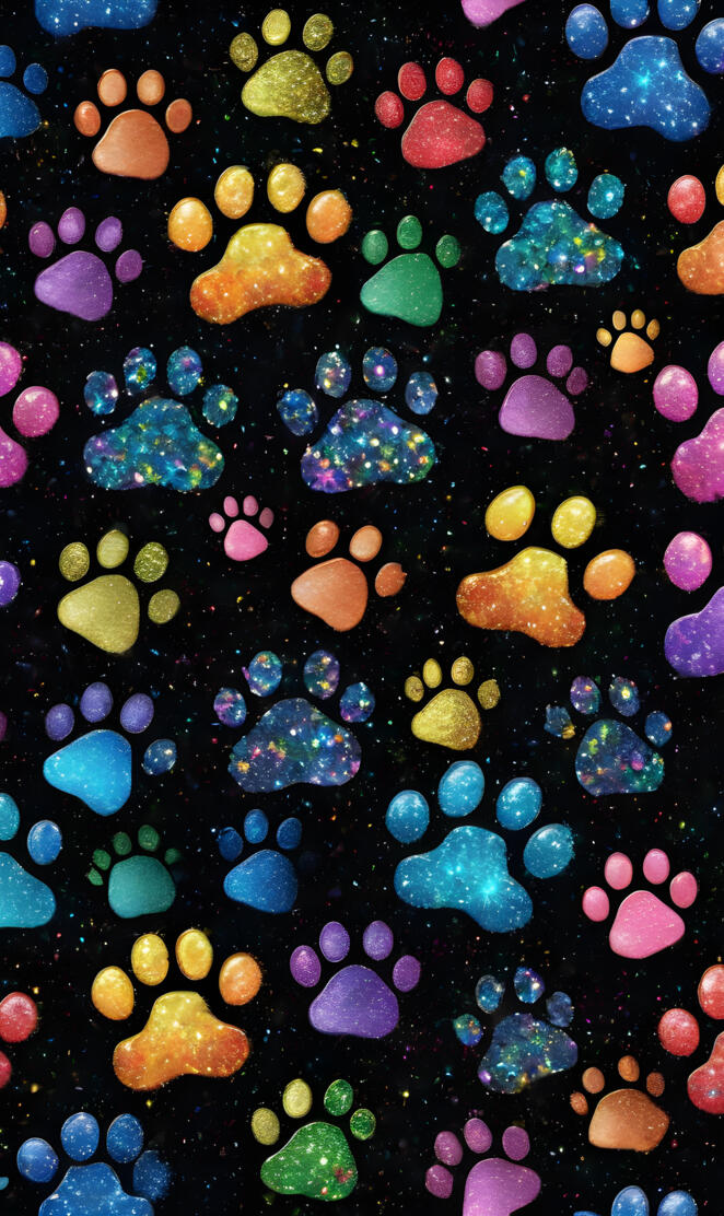 cat paw prints