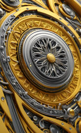 yellow funky watch case