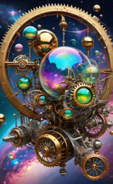 a colorful art piece