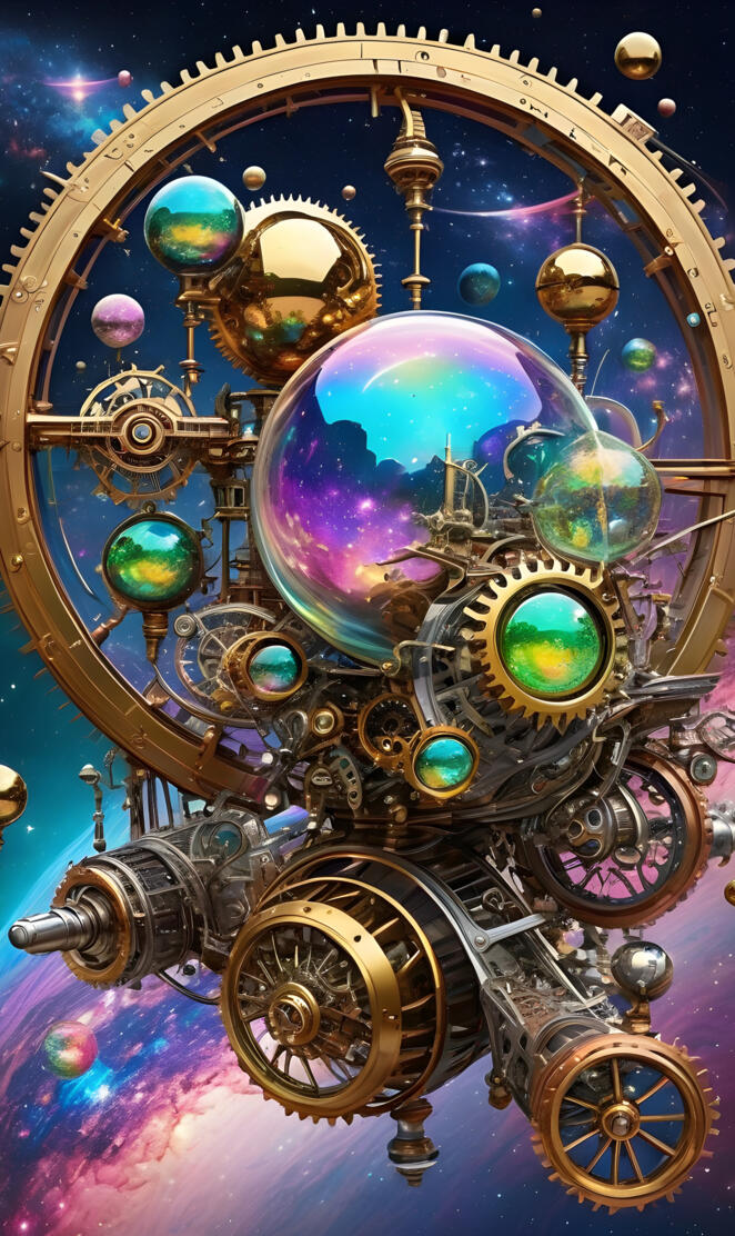 a colorful art piece