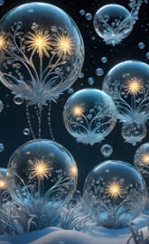 a group of planets in space