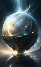 Contrasting sohere of light snd dark