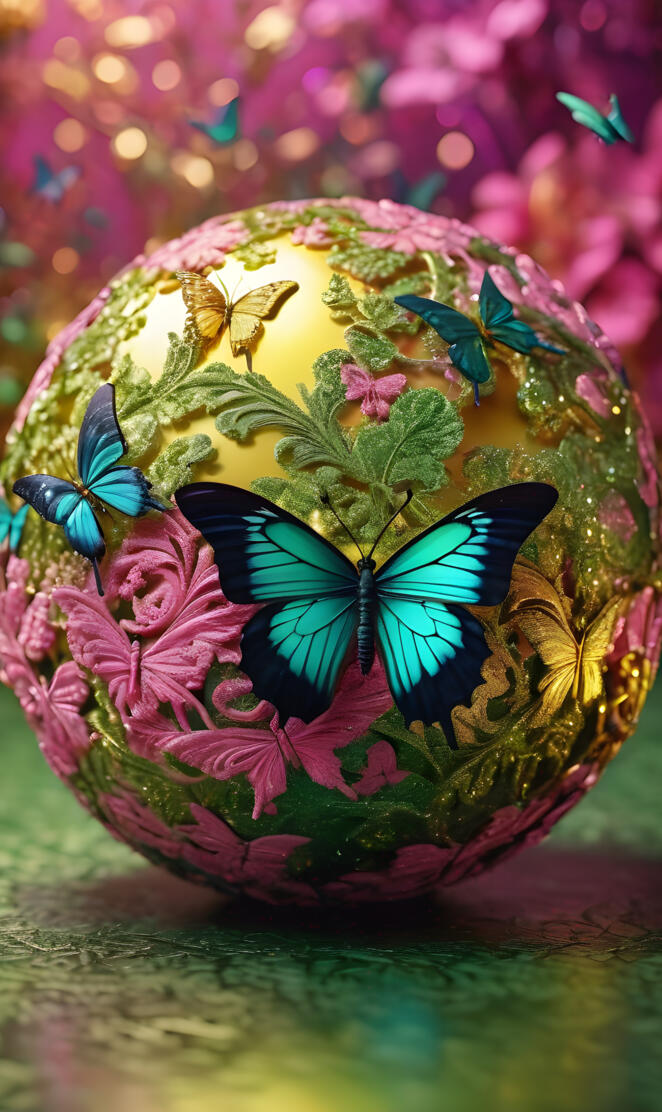 🦋 damask sphere