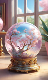 cherry blossom sphere