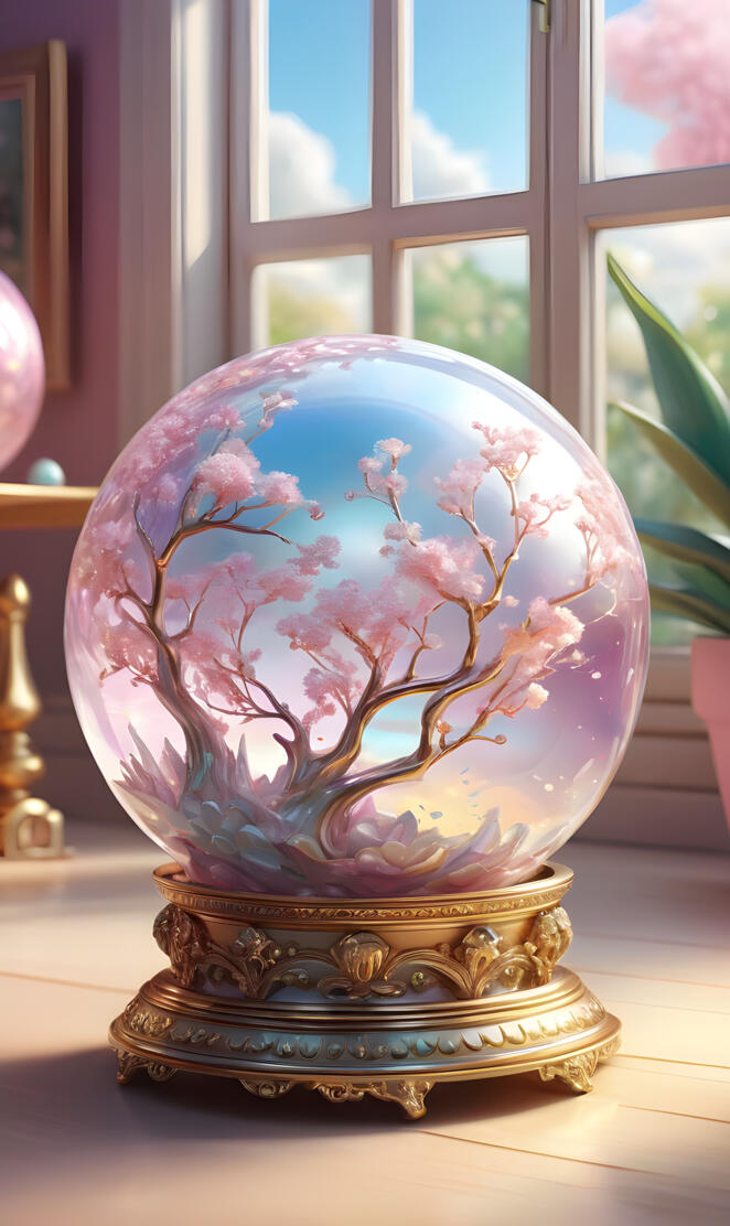 cherry blossom sphere