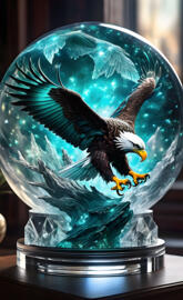 3d eagles sphere