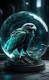 engraved eagles sphere