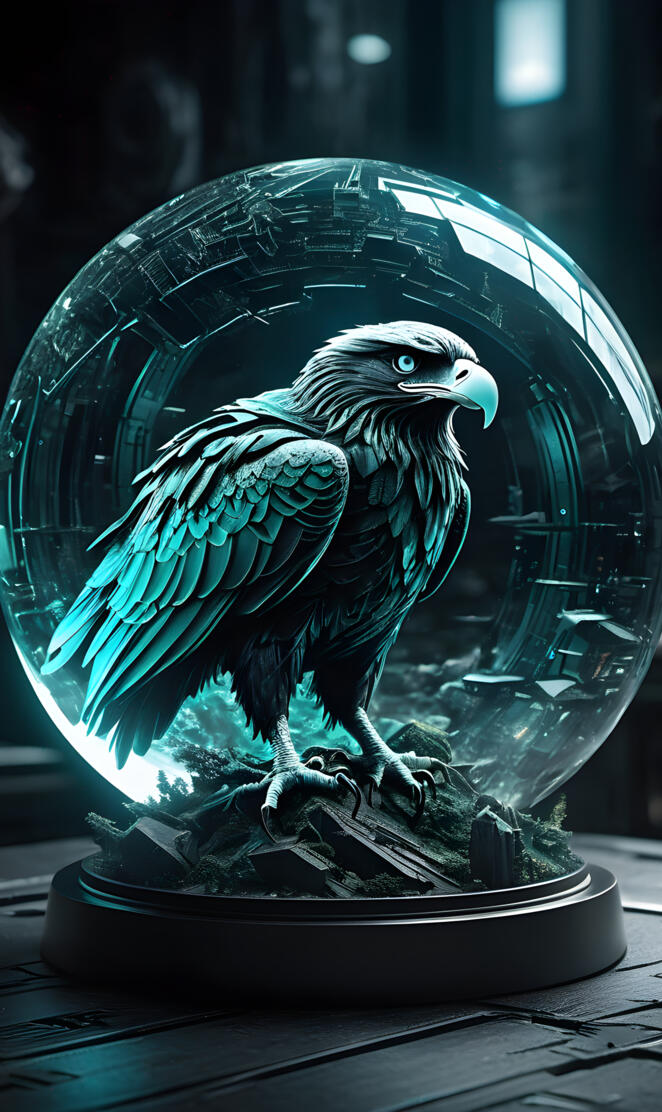 engraved eagles sphere