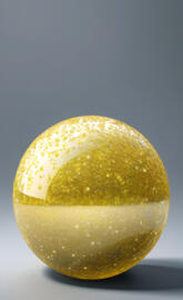Colorful Silvery snow yellow ball