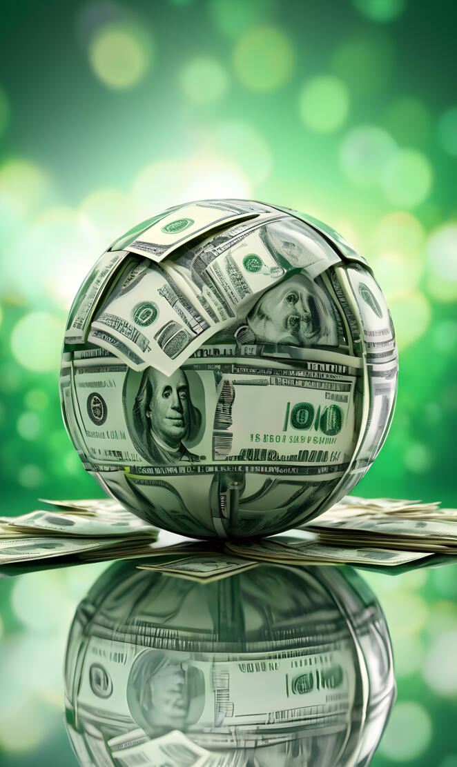 metal sphere of money