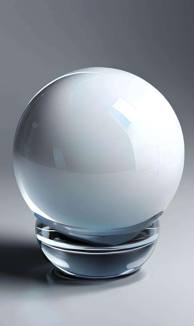 Colorful white Sphere ball