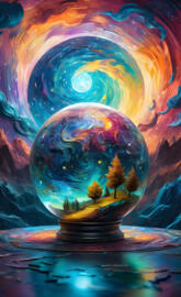 Van Gogh Crystal Ball