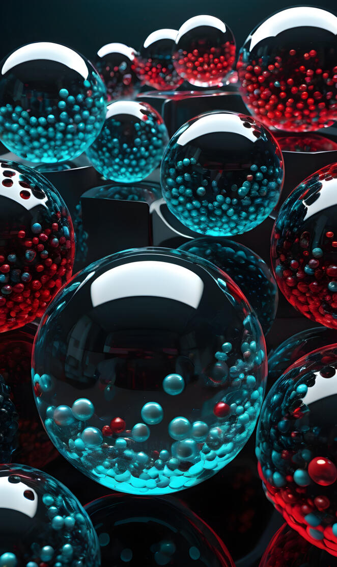 the reflection is a kitchen