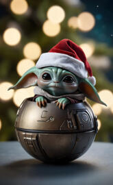 Baby Grogu for the holidays