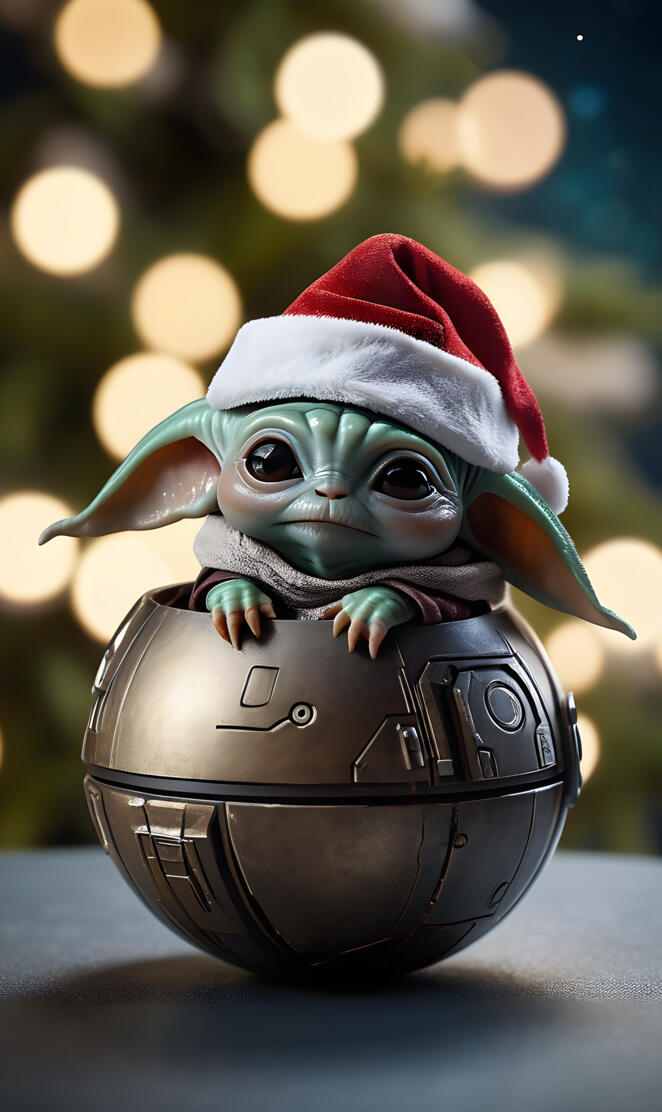 Baby Grogu for the holidays