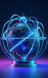 award a blue and green sphere