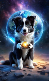alien border collie