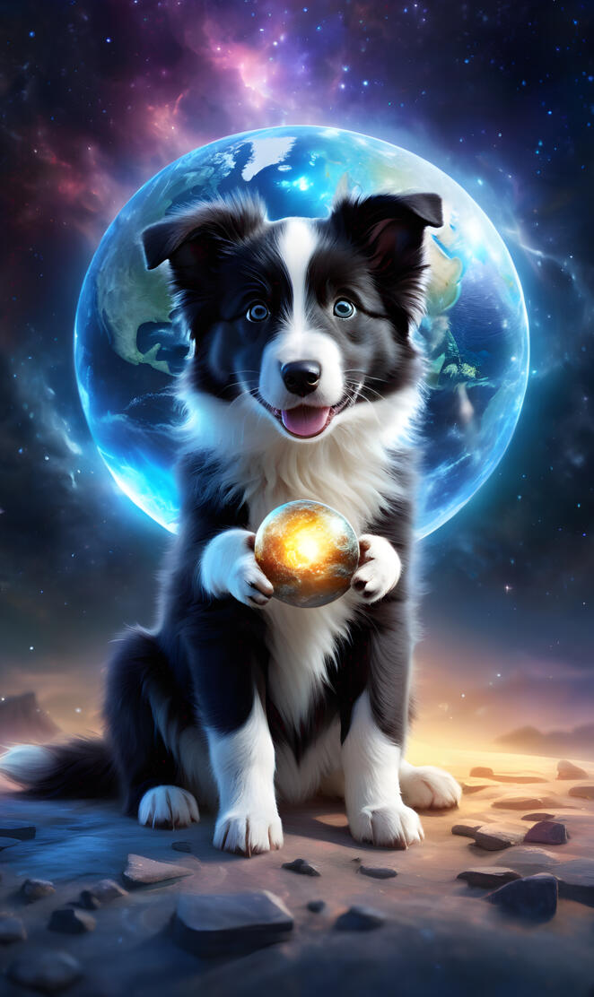 alien border collie