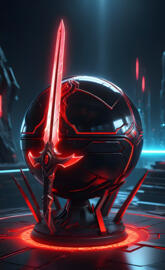 The Crimson Lightning Bolt(Flame Blade)