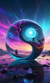 Light vs. Dark - You Decide Which To Act On..? - (My Creation)