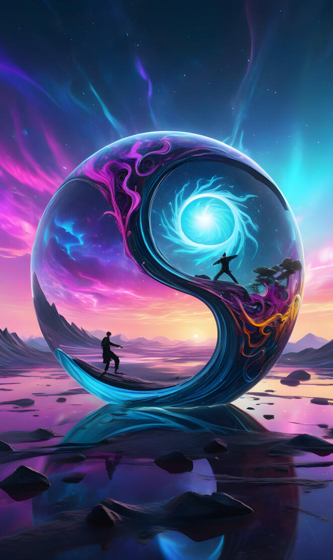 Light vs. Dark - You Decide Which To Act On..? - (My Creation)