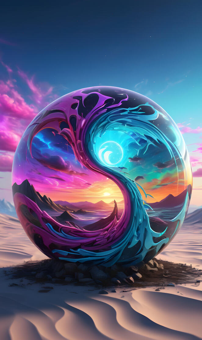 Yin and Yang ☯️ - (My Creation)