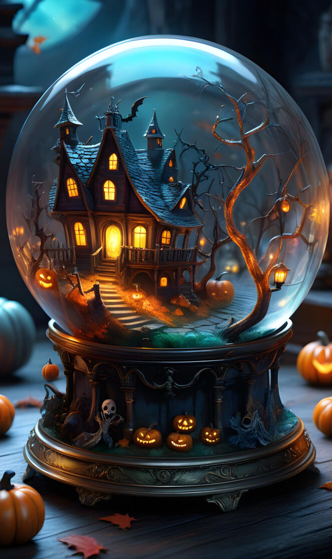 Halloween Globe #3