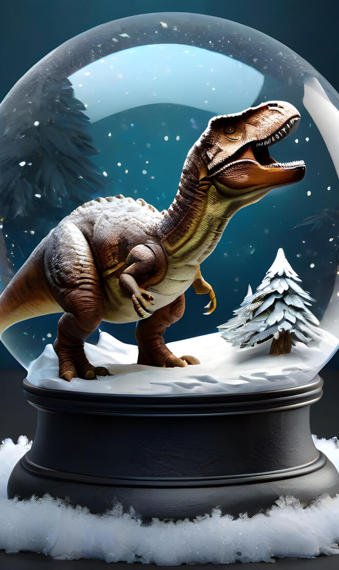 a statue of a dinosaur