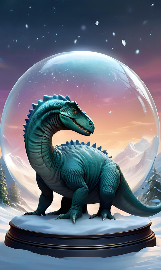 a statue of a dinosaur