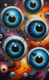 a group of colorful circles