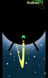 Android 14 Logo Pixel 7