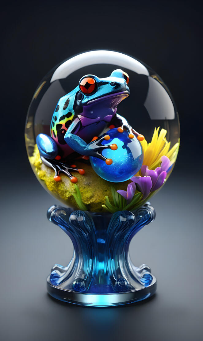 Frog in a Globe