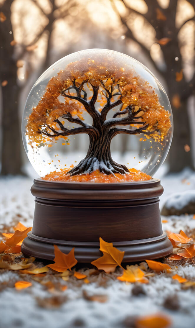 oak in a globe