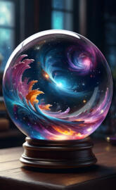 Galaxy In A Globe #5