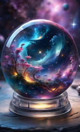 Galaxy In A Globe #2