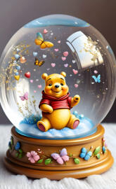Winnie the Pooh water globe