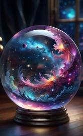Galaxy In A Globe #4