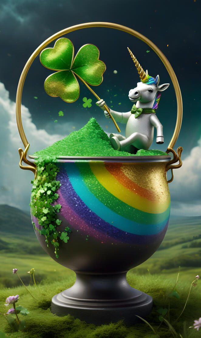 a statue of a unicorn on a globe