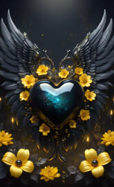 a group of feathers and a globe