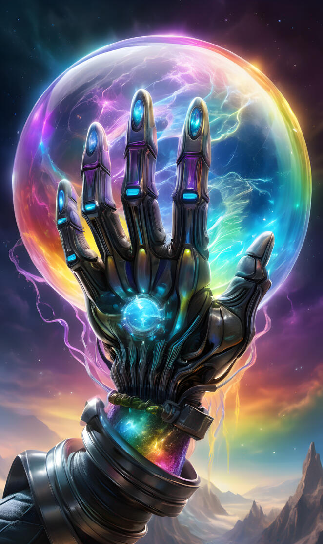 The Prismatic Shockwave power gloves