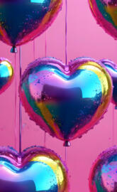 a group of colorful balloons