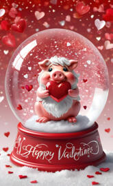 a small animal in a cup