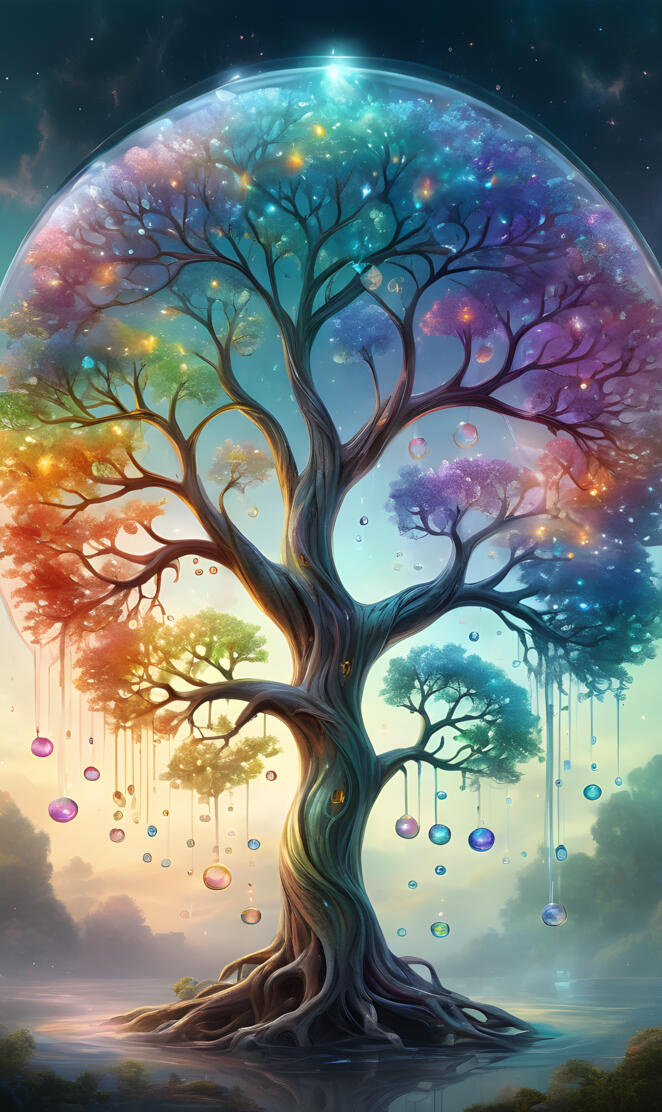 a large globe with a map and trees in the background