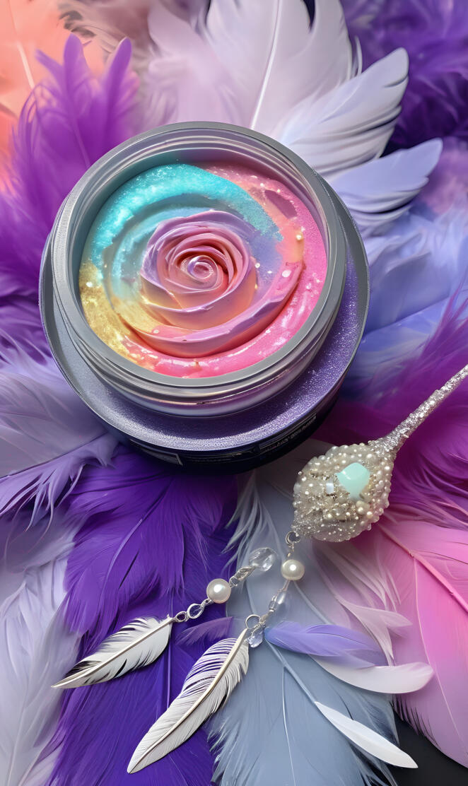 a purple flower with a purple center